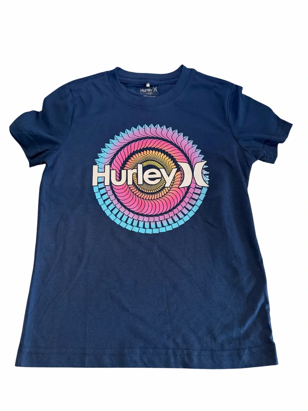 ⁠Hurley Boys Graphic T-Shirt Blue Size M 8 New With Tags⁠